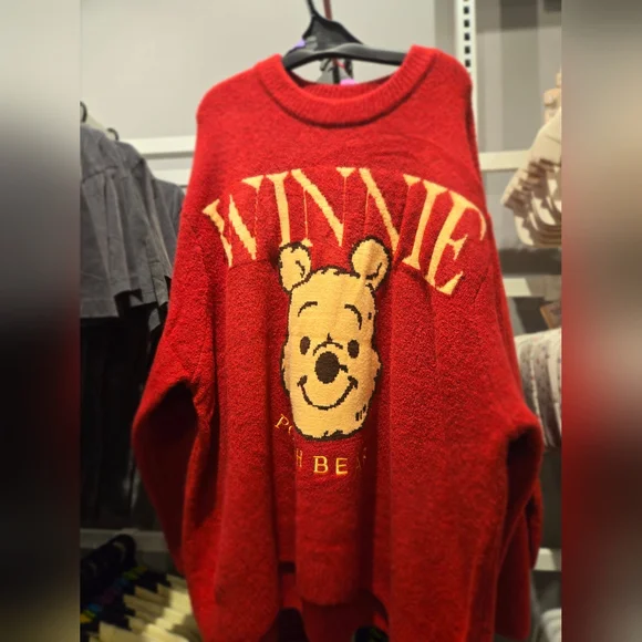 Disney Red and Yellow Winnie the Pooh Sweater Price Firm Oversized - Price Firm - Picture 7 of 7
